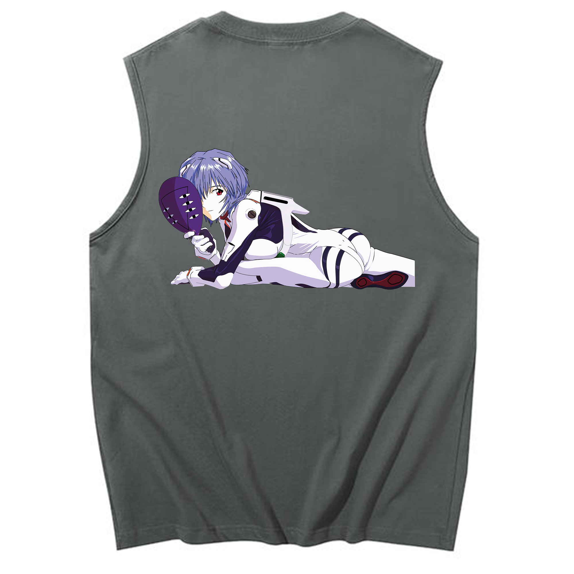 （画像用） EVA 新世紀エヴァンゲリオン コットン100％タンクトップ（背面プリント）